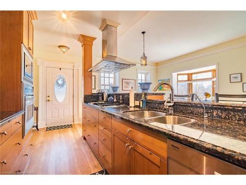 504 Main Street, Halton Hills, ON - Indoor Photo Showing Kitchen With Double Sink