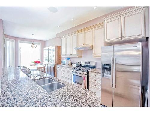 1031 Shaw Drive, Mississauga, ON - Indoor Photo Showing Kitchen With Stainless Steel Kitchen With Double Sink