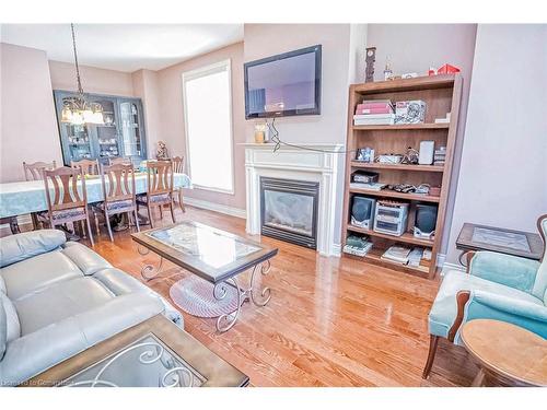 1031 Shaw Drive, Mississauga, ON - Indoor Photo Showing Living Room With Fireplace