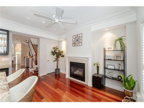 2-346 Park Lawn Road, Toronto, ON - Indoor Photo Showing Living Room With Fireplace