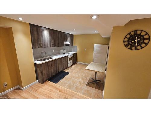 Bsmt-16 Gamson Crescent, Brampton, ON - Indoor Photo Showing Kitchen With Double Sink