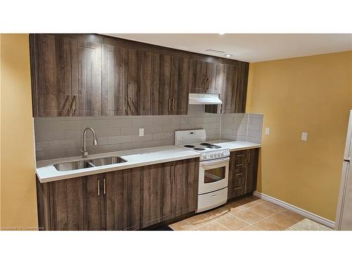 Bsmt-16 Gamson Crescent, Brampton, ON - Indoor Photo Showing Kitchen With Double Sink