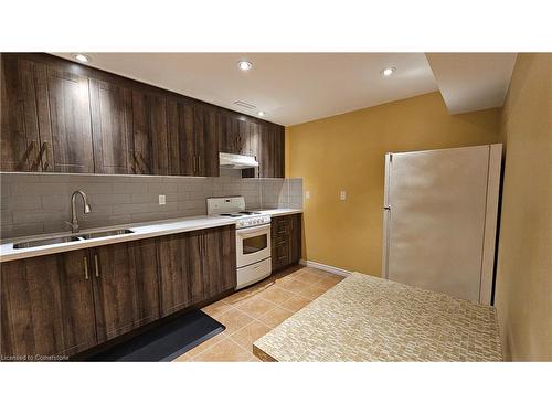 Bsmt-16 Gamson Crescent, Brampton, ON - Indoor Photo Showing Kitchen With Double Sink