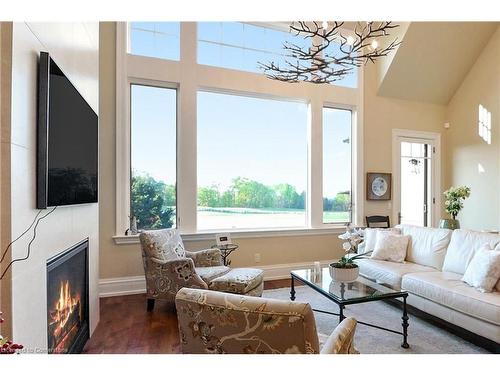 13-133 Georgian Bay Lane, The Blue Mountains, ON - Indoor Photo Showing Living Room With Fireplace