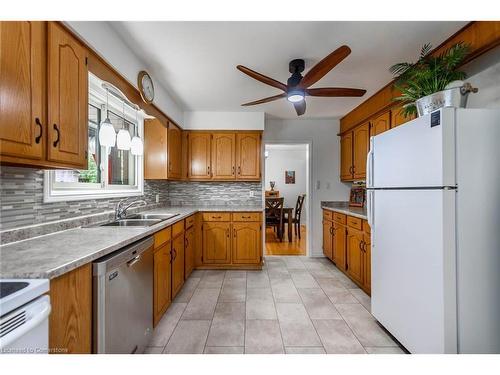 43 Kensington Avenue, Brantford, ON - Indoor Photo Showing Kitchen With Double Sink