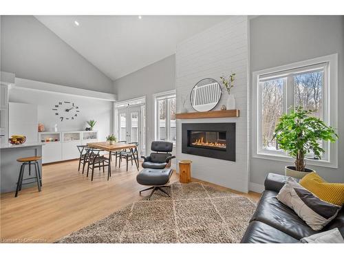 61 Sandy Coast Crescent, Wasaga Beach, ON - Indoor Photo Showing Living Room With Fireplace