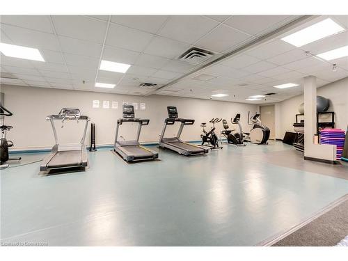 312-2177 Burnhamthorpe Road W, Mississauga, ON - Indoor Photo Showing Gym Room