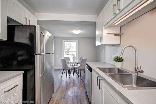 144 Greendale Crescent, Kitchener, ON - Indoor Photo Showing Kitchen With Double Sink