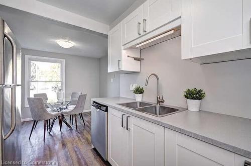 144 Greendale Crescent, Kitchener, ON - Indoor Photo Showing Kitchen With Double Sink With Upgraded Kitchen