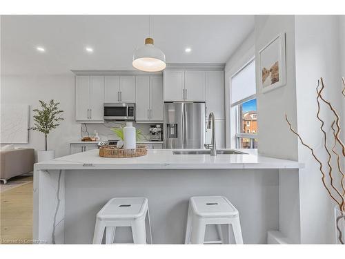 20 Greenaway Avenue, Hamilton, ON - Indoor Photo Showing Kitchen With Stainless Steel Kitchen With Upgraded Kitchen