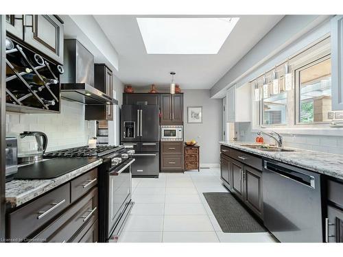 457 Trinity Church Road, Hamilton, ON - Indoor Photo Showing Kitchen With Stainless Steel Kitchen With Double Sink With Upgraded Kitchen