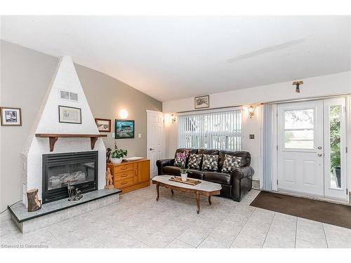 7941 Highway 26, Clearview, ON - Indoor Photo Showing Living Room With Fireplace