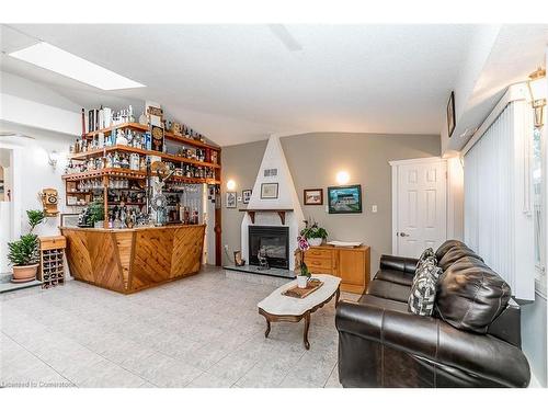 7941 Highway 26, Clearview, ON - Indoor Photo Showing Living Room With Fireplace