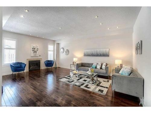 58 Vanderbrink Drive, Brampton, ON - Indoor Photo Showing Living Room With Fireplace