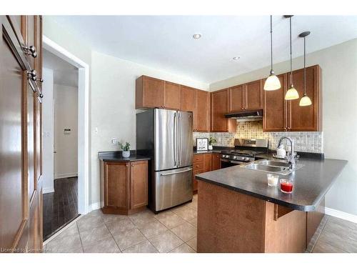 58 Vanderbrink Drive, Brampton, ON - Indoor Photo Showing Kitchen With Stainless Steel Kitchen With Double Sink