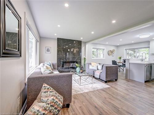 5263 Trafalgar Road Road, Erin, ON - Indoor Photo Showing Living Room With Fireplace