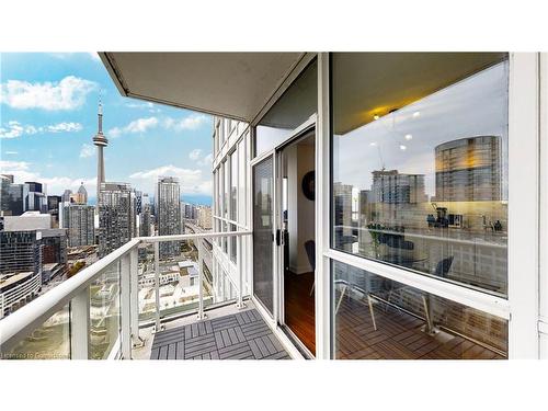 3901-75 Queens Wharf Street, Toronto, ON - Outdoor With Balcony With View With Exterior