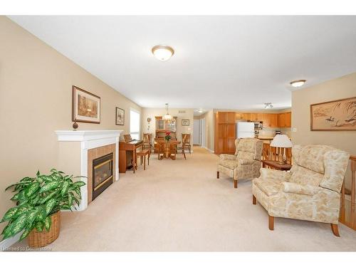 122 Milligan Street, Fergus, ON - Indoor Photo Showing Living Room With Fireplace