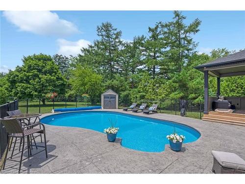 8037 Springwater Road, Aylmer, ON - Outdoor With In Ground Pool With Backyard