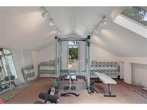 8037 Springwater Road, Aylmer, ON - Indoor Photo Showing Gym Room