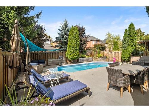 23 North Ridge Crescent, Georgetown, ON - Outdoor With In Ground Pool With Backyard