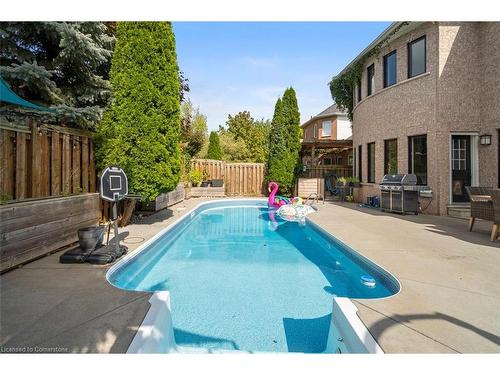 23 North Ridge Crescent, Georgetown, ON - Outdoor With In Ground Pool With Deck Patio Veranda