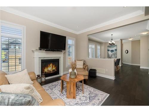 159 Morningside Drive, Georgetown, ON - Indoor Photo Showing Living Room With Fireplace