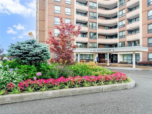 1403-61 Richview Road, Toronto, ON - Outdoor With Balcony With Facade