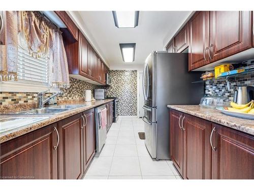 464 Hansen Road, Brampton, ON - Indoor Photo Showing Kitchen With Double Sink