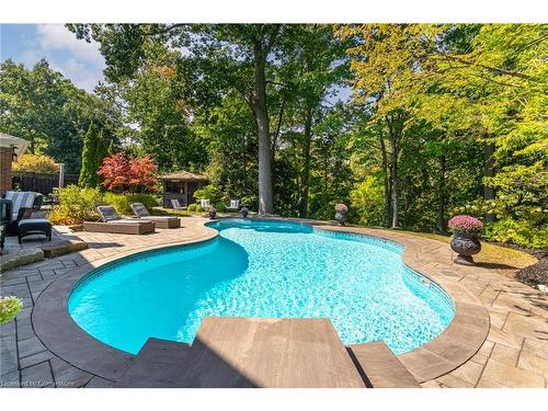 1123 Fair Birch Drive, Mississauga, ON - Outdoor With In Ground Pool With Deck Patio Veranda With Backyard