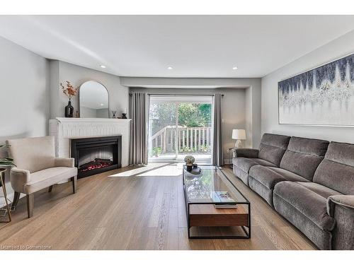 48-2155 South Millway, Mississauga, ON - Indoor Photo Showing Living Room With Fireplace