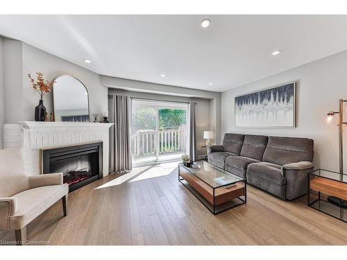 48-2155 South Millway, Mississauga, ON - Indoor Photo Showing Living Room With Fireplace