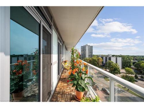 708-55 Speers Road, Oakville, ON - Outdoor With Balcony With View With Exterior