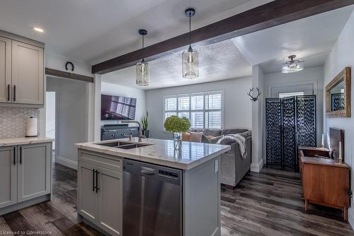 30 Orangeville Street, Hillsburgh, ON - Indoor Photo Showing Kitchen With Double Sink