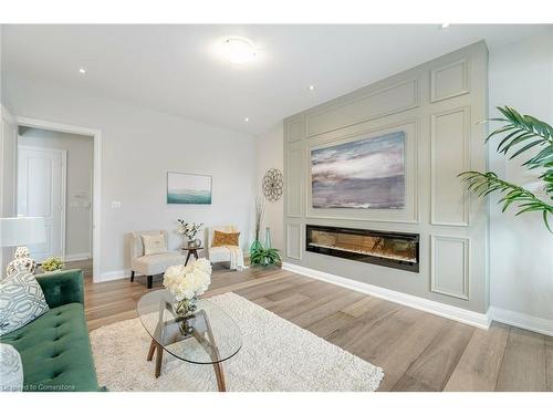 430 Wheat Boom Drive, Oakville, ON - Indoor Photo Showing Living Room With Fireplace