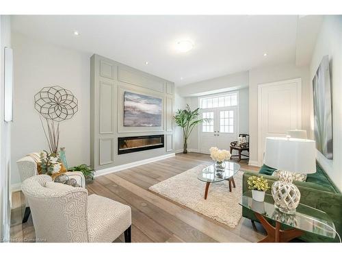 430 Wheat Boom Drive, Oakville, ON - Indoor Photo Showing Living Room With Fireplace