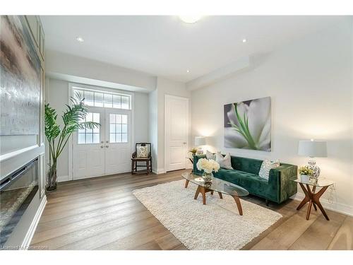 430 Wheat Boom Drive, Oakville, ON - Indoor Photo Showing Living Room With Fireplace