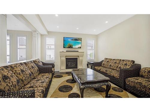 57 Hanbury Crescent, Brampton, ON - Indoor Photo Showing Living Room With Fireplace