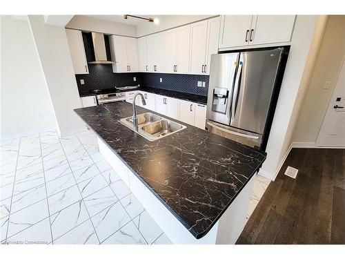 10 Castro Lane, Caledonia, ON - Indoor Photo Showing Kitchen With Double Sink