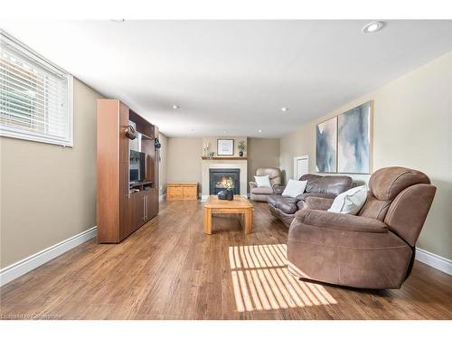 48 Mcgilvray Crescent, Georgetown, ON - Indoor Photo Showing Living Room With Fireplace