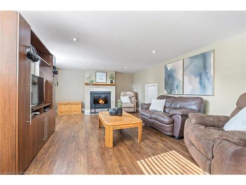 48 Mcgilvray Crescent, Georgetown, ON - Indoor Photo Showing Living Room With Fireplace