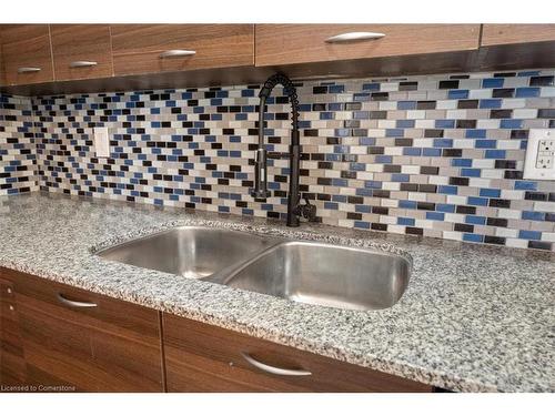 2103-318 Spruce Street, Waterloo, ON - Indoor Photo Showing Kitchen With Double Sink