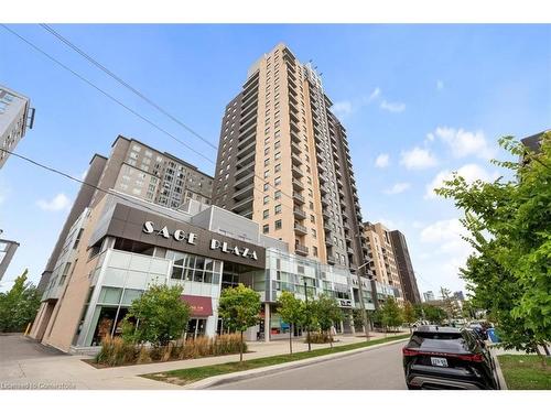 2103-318 Spruce Street, Waterloo, ON - Outdoor With Balcony With Facade