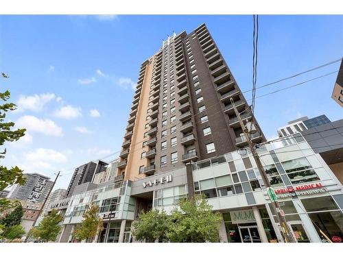 2103-318 Spruce Street, Waterloo, ON - Outdoor With Balcony With Facade