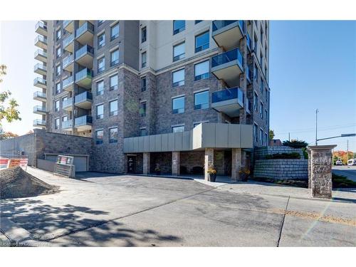 201-223 Erb Street W, Waterloo, ON - Outdoor With Balcony With Facade