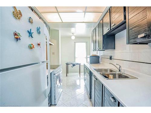 102 Pennyhill Drive, Toronto, ON - Indoor Photo Showing Kitchen With Double Sink