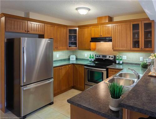 523 Windflower Crescent, Kitchener, ON - Indoor Photo Showing Kitchen With Double Sink