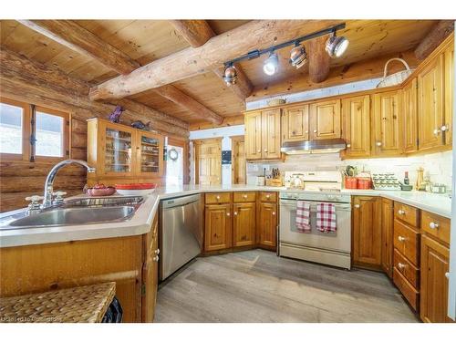 170 Cleaver Road, Brantford, ON - Indoor Photo Showing Kitchen With Double Sink