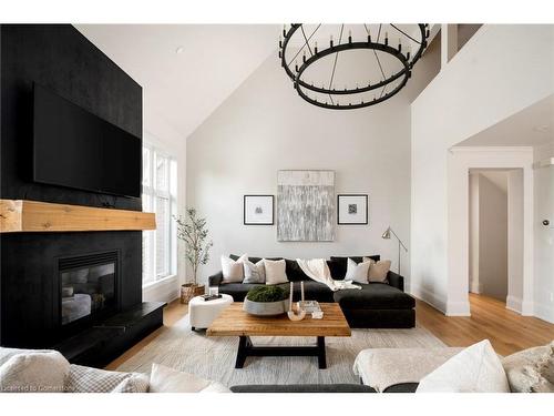 11325 Taylor Court, Milton, ON - Indoor Photo Showing Living Room With Fireplace