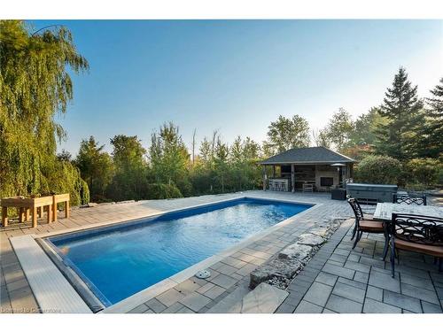 11325 Taylor Court, Milton, ON - Outdoor With In Ground Pool With Backyard